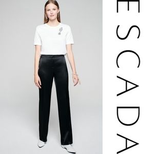 Escada Silk Wide Leg Pant